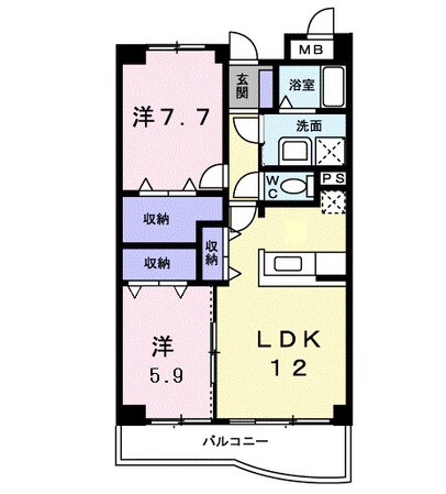 セントラルパークの物件間取画像